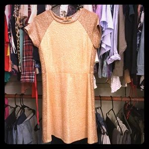 Collective concepts bronze/gold party dress